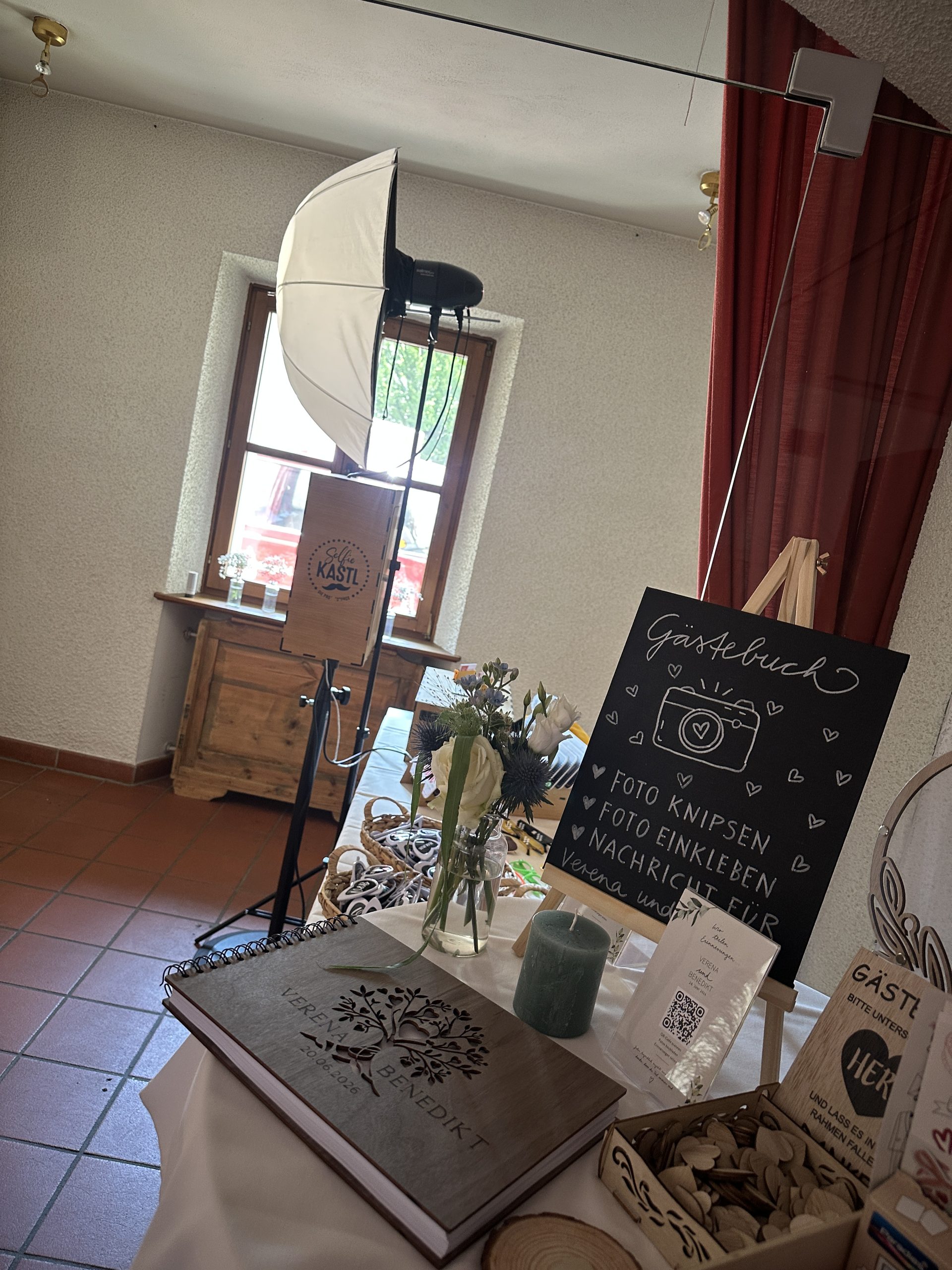 Selfiekastl Profi-Fotobox für eine Hochzeit